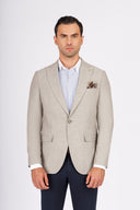 Slim Fit Blazer - Greige