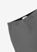 Classic Comfort Fit Plain Chino Pants - Grey