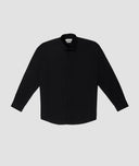 Classic Fit Dacron Basic Shirt - Black
