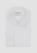 Classic Fit Dacron Basic Shirt - White