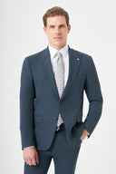 Jakamen Men’s Suit - Petrol green