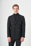 Men’s Formal Suit – Double Breasted - Black