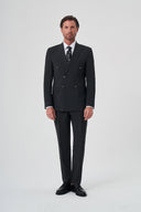 Men’s Formal Suit – Double Breasted - Dark Grey