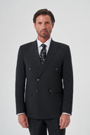 Men’s Formal Suit – Double Breasted - Dark Grey