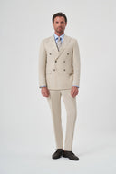 Men’s Formal Suit – Double Breasted - Beige