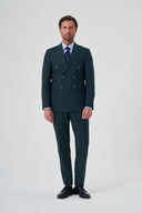 Men’s Formal Suit – Double Breasted - Olive