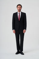 Jakamen Men’s Formal Suit – Peak Lapel - Black