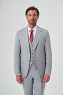 Jakamen Men’s Vest Suit - Light grey
