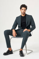 Jakamen Men’s Dark Green Formal Suit - Dark green