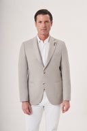 Jakamen Men’s Blazer - Beige