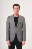 Jakamen Men’s Blazer - Black grey