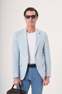 Jakamen Men’s Blazer - Light blue
