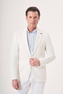 Jakamen Men’s Blazer - White