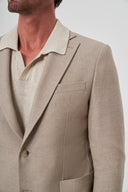 Men’s Blazer – Notch Lapel - Beige