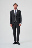 Jakamen Men’s Vest Suit - Dark Grey