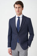 Slim Notch-Lapel Blazer - Navy