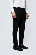 Formal Textured Pants - Black