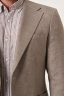 JAKAMEN Vitale Barberis Wool Blazer - Brown