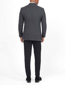 Slim-Fit Men’s Wool Blazer - Black