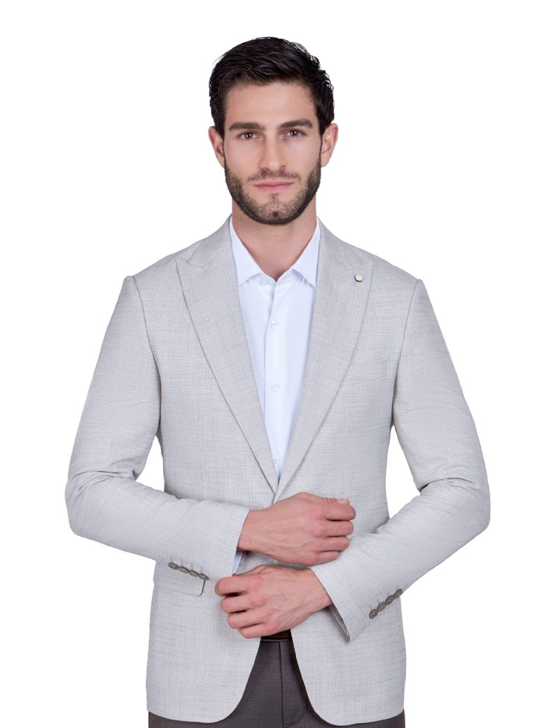 Print Slim-Fit 2-Piece Mismatched Suit