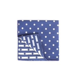 White circles Pocket square
