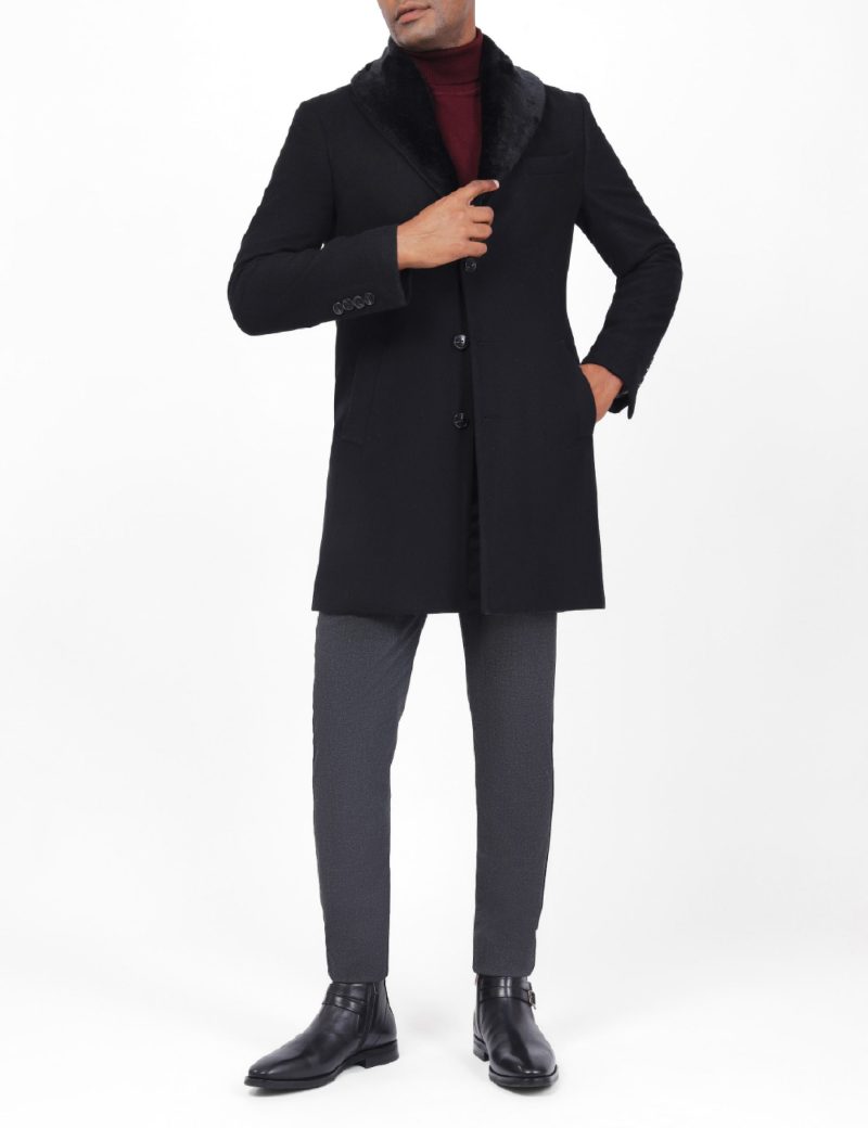 4-01 Long Wool Coat