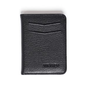 Double-Sided Card Holder - Wrinkled Leather