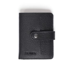 Card Holder with ID Badge and Snap Closure