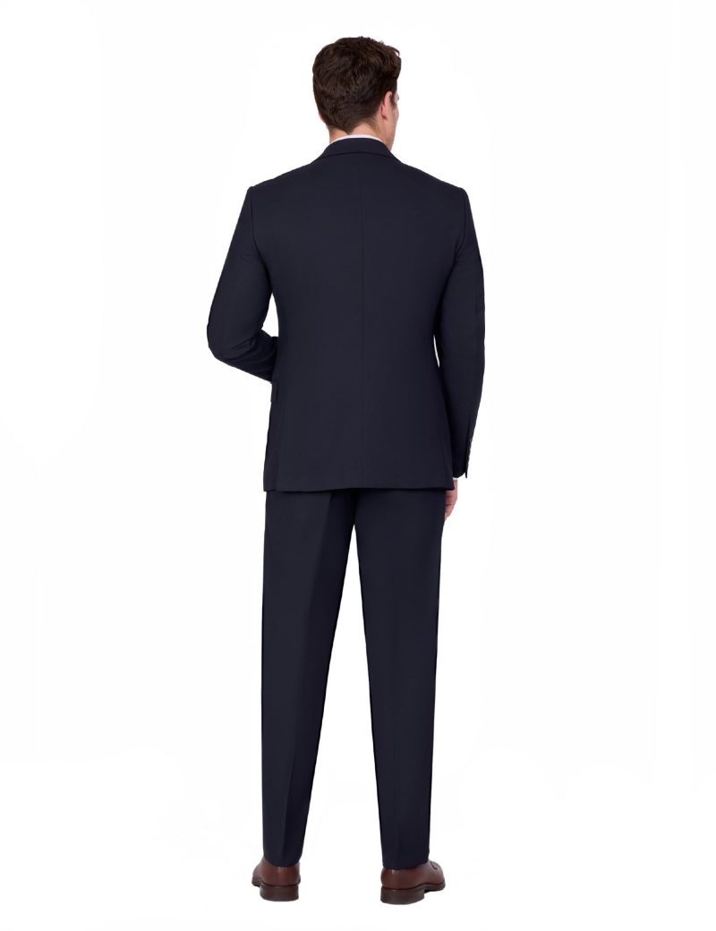 JK00KL02M008-Navy-002-2 Premium Two-Piece Suit with Bamboo-Blend Fabric