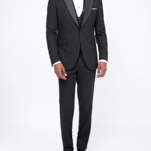Black tuxedo suit