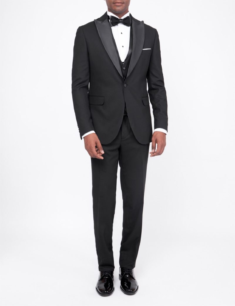JK30SF18M097-Black-001-1 Black tuxedo suit