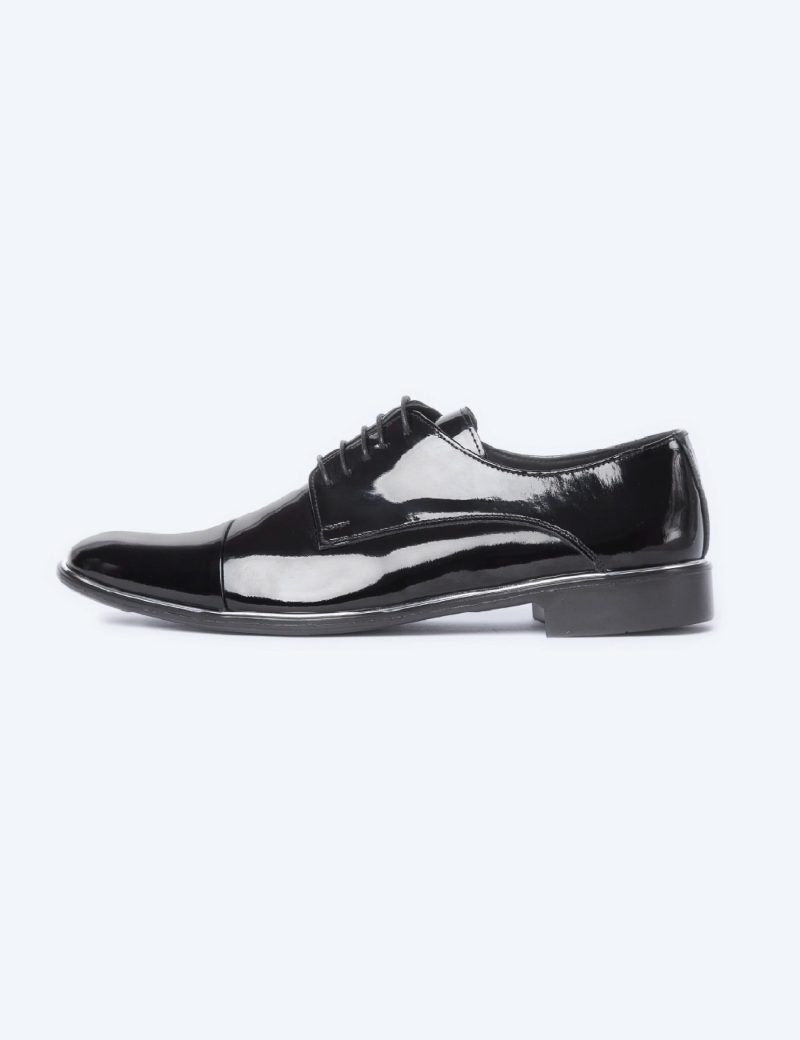 JK35KL14M060-Patent-044-2 Men's derby patent shoes