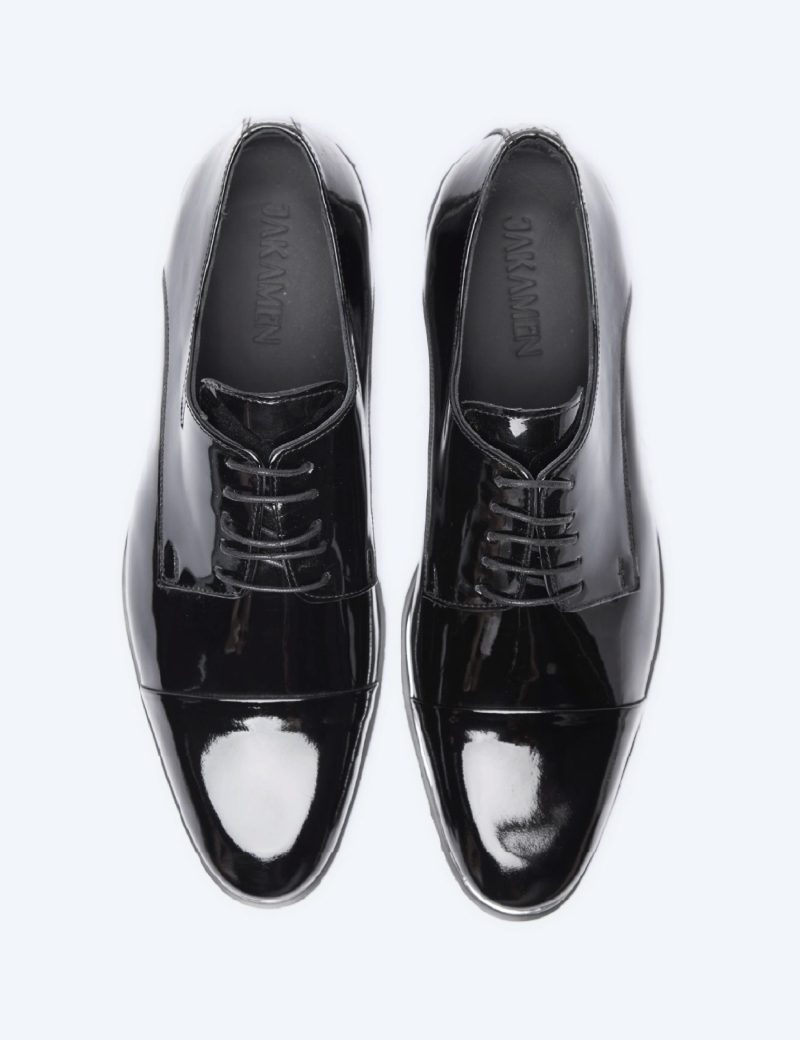 JK35KL14M060-Patent-044-3 Men's derby patent shoes