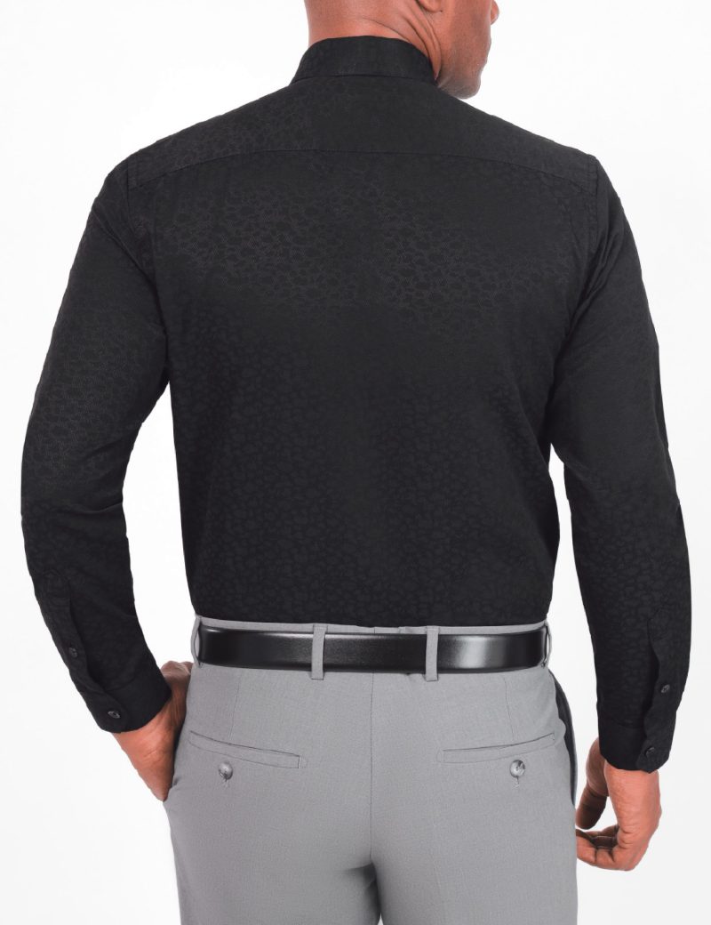 Slim Fit Button-Down Collar Dress Shirt