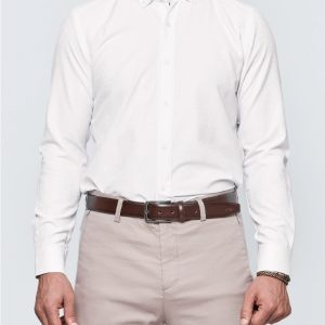 Slim Fit Button-Down Collar Dress Shirt