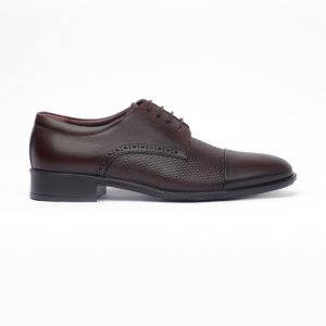 Men's derby semi-textured shoes