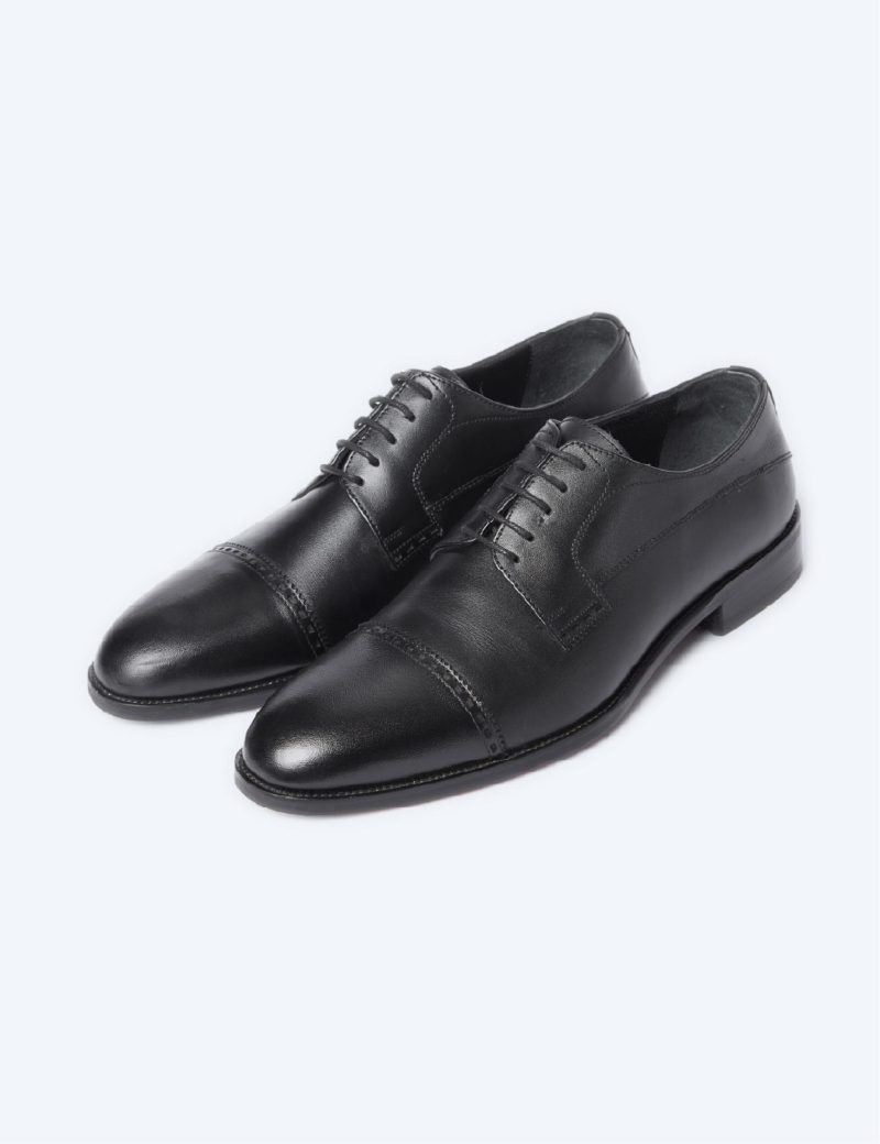 JK37KL14M003-Black-001-3 Men's derby shoes