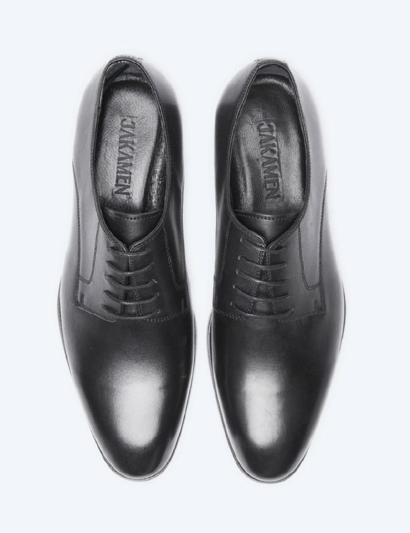 JK37KL14M004-Black-001-3 Derby, plain shoes