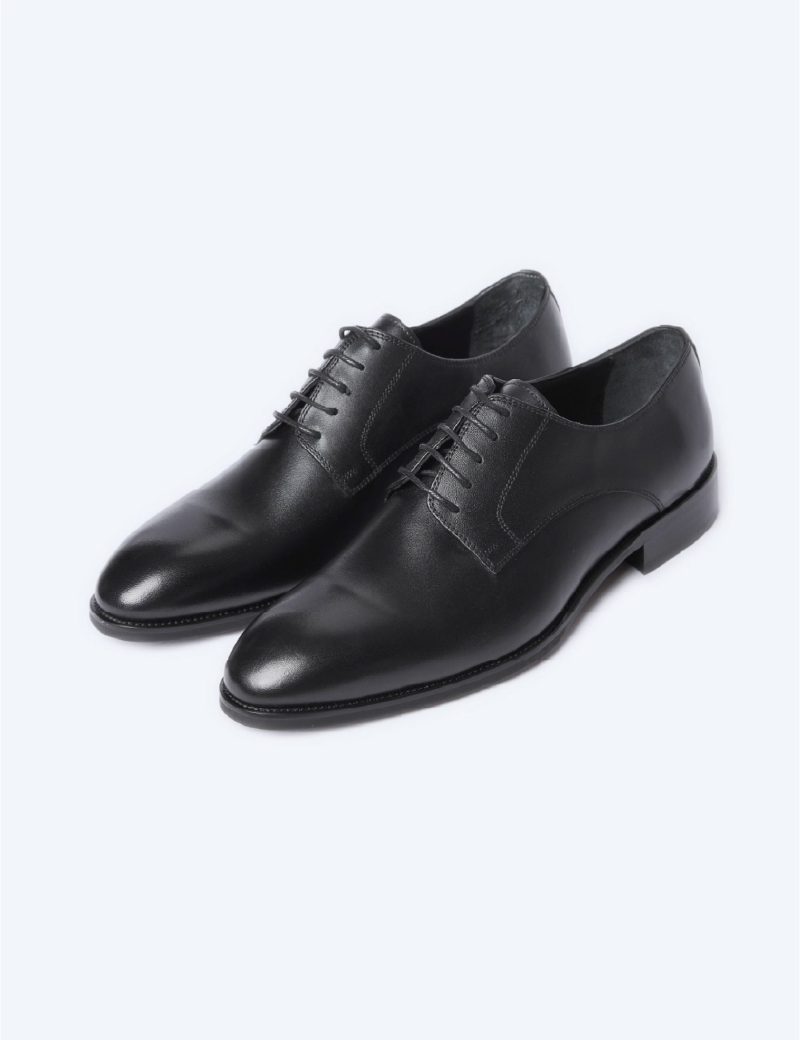 JK37KL14M004-Black-001-4 Derby, plain shoes