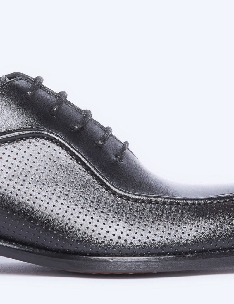 JK37KL14M007-Black-001-6 Men's oxford semi textured and comfy shoes