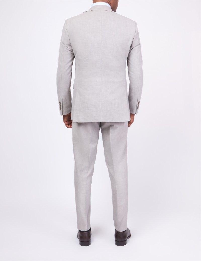 JK37SF02M021-Beige-899-4 Slim-Fit 3-Piece Classic Suit