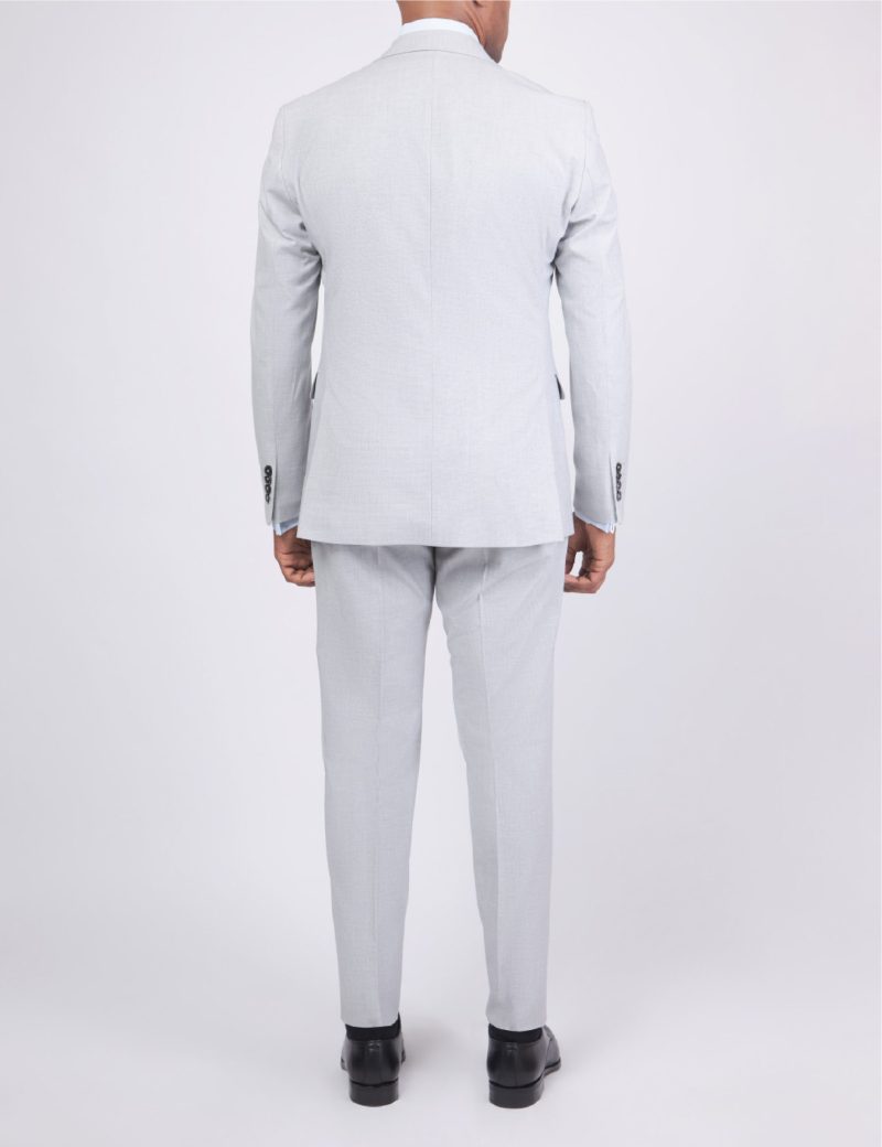 JK37SF02M047-Light-grey-005-4 Slim-Fit 3-Piece Classic Suit