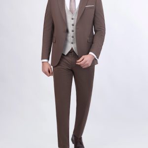 Slim Fit 3-Piece Combined Suit