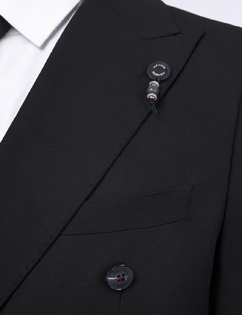 Double Breasted Formal Suit with a peak lapel