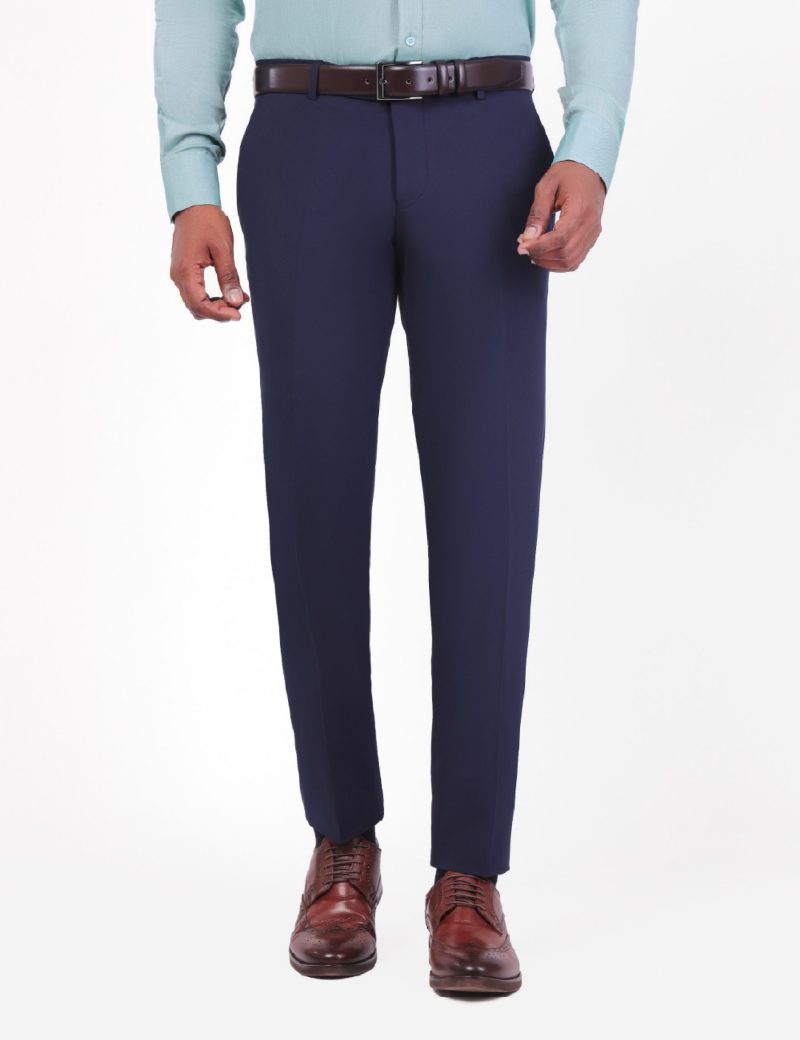 JK37SF03M011-Navy-019-1 Formal Lycra Pants