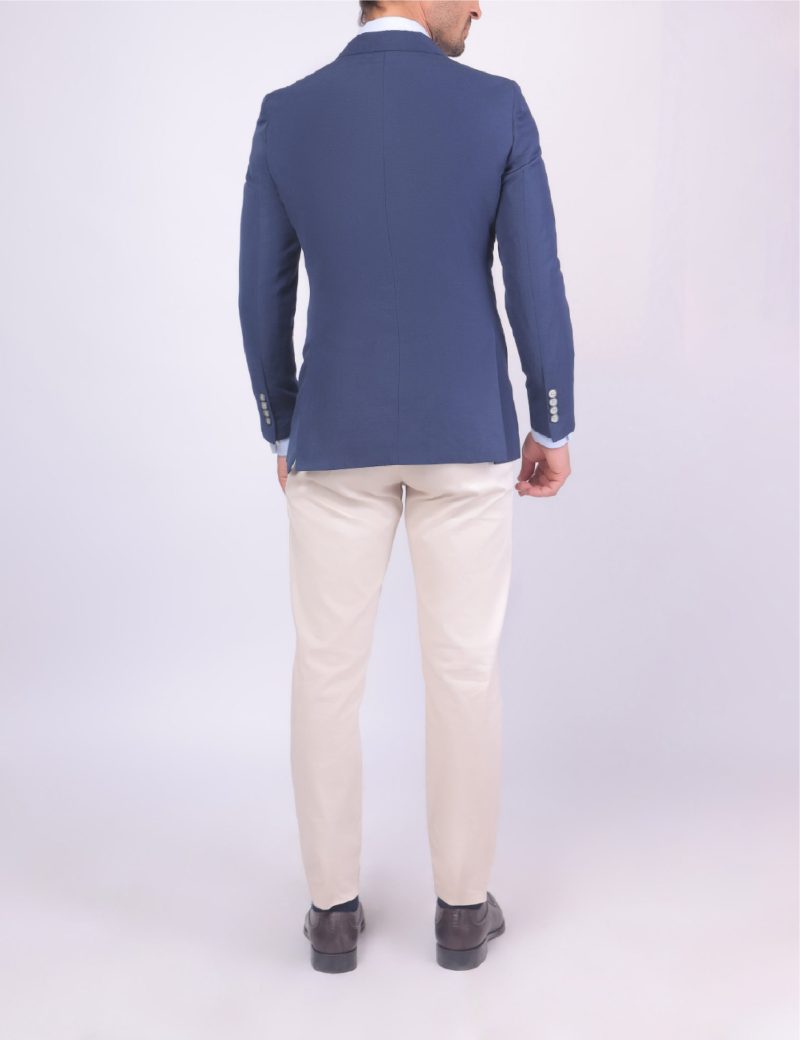 JK37SF04M047-Navy-019-4-1 Double Breasted Slim-Fit Linen blazer