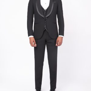 Black tuxedo suit