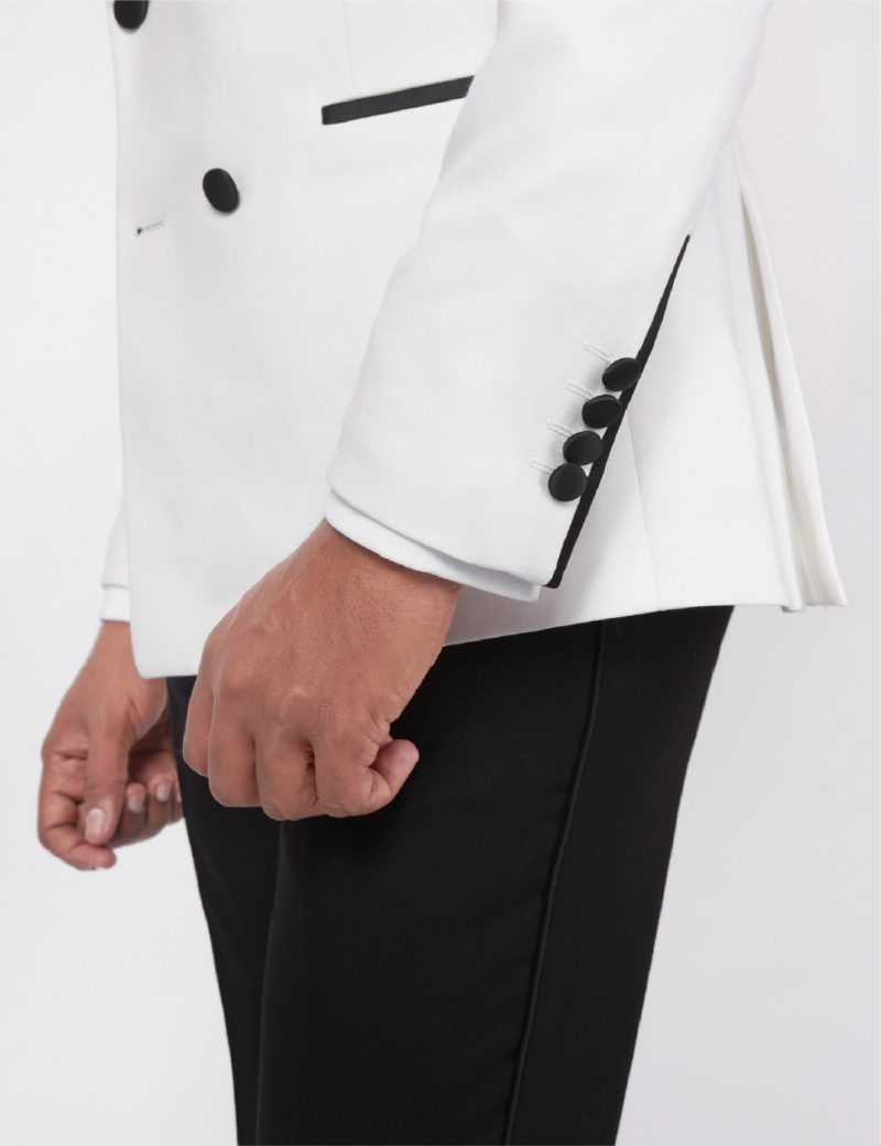 JK37SF18M041-White-606-2 Double breasted Tuxedo suit