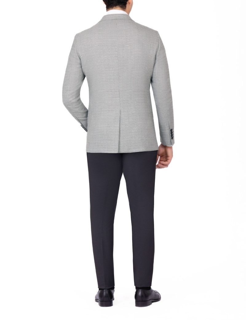 JK38SF02M058-Light-grey-001-3 Slim-Fit 2-Piece Mismatched Suit