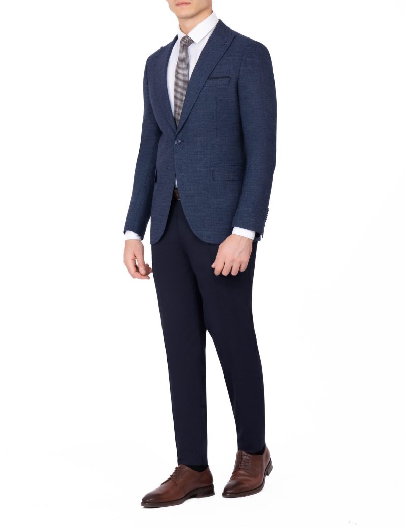 JK38SF02M058-Navy-019-2 Slim-Fit 2-Piece Mismatched Suit